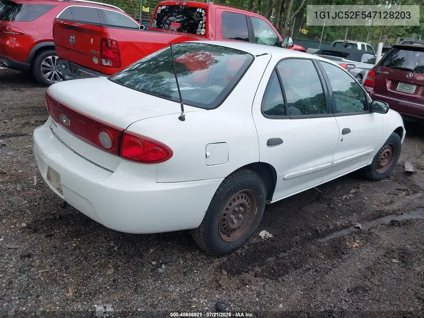 2004 Chevrolet Cavalier VIN: 1G1JC52F547128203 Lot: 45686921