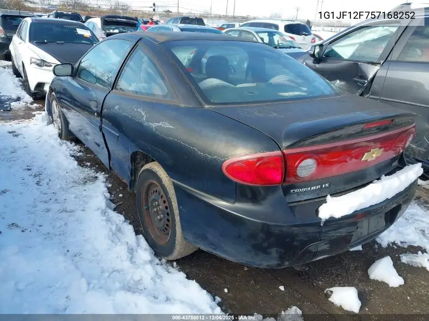2005 Chevrolet Cavalier Ls VIN: 1G1JF12F757168252 Lot: 43788512