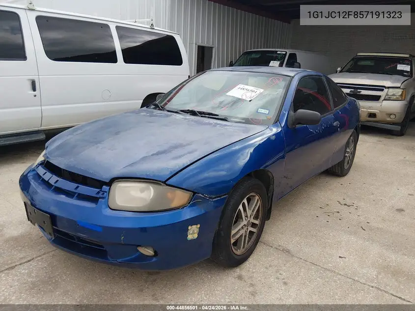 2005 Chevrolet Cavalier VIN: 1G1JC12F857191323 Lot: 44856501