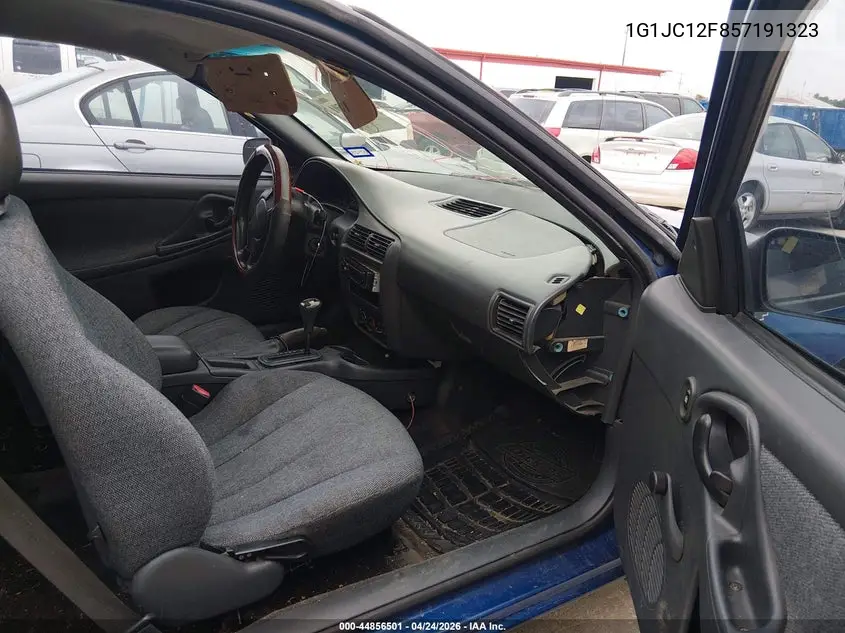 2005 Chevrolet Cavalier VIN: 1G1JC12F857191323 Lot: 44856501