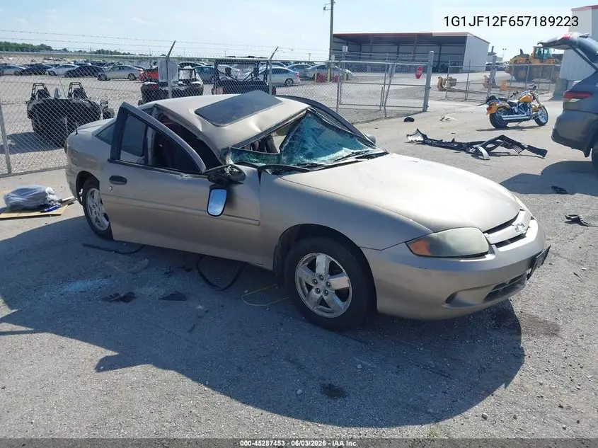2005 Chevrolet Cavalier Ls VIN: 1G1JF12F657189223 Lot: 45287453