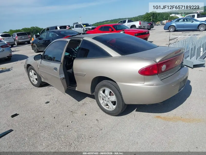 2005 Chevrolet Cavalier Ls VIN: 1G1JF12F657189223 Lot: 45287453