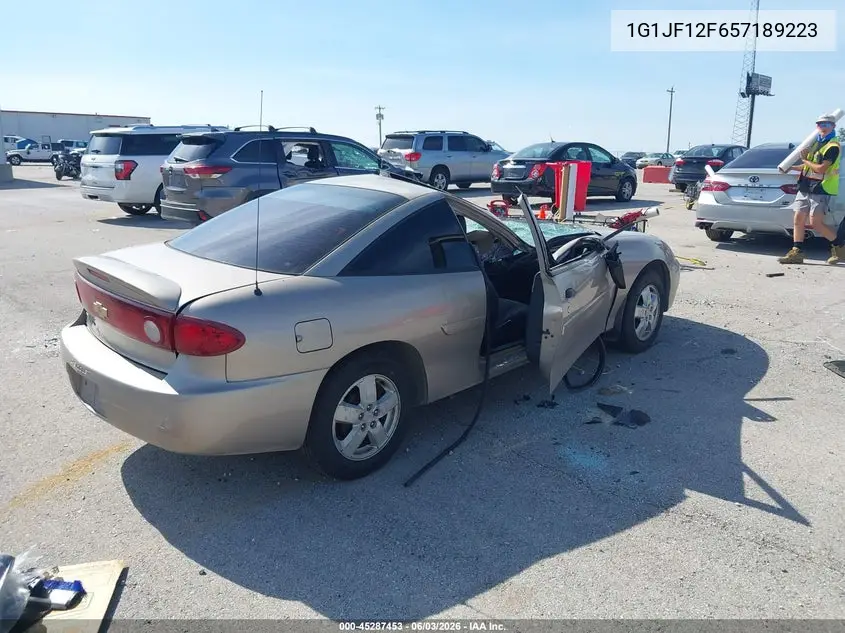 2005 Chevrolet Cavalier Ls VIN: 1G1JF12F657189223 Lot: 45287453