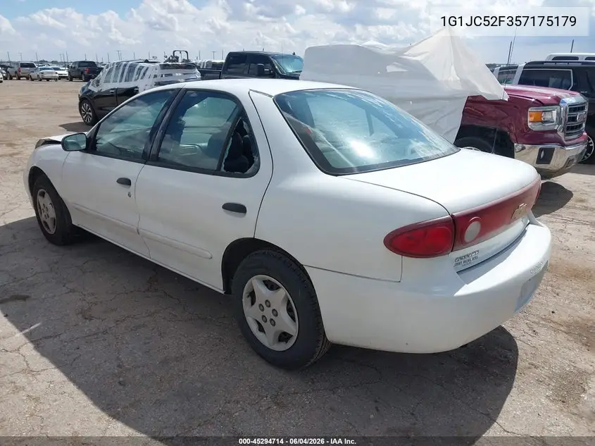2005 Chevrolet Cavalier VIN: 1G1JC52F357175179 Lot: 45294714