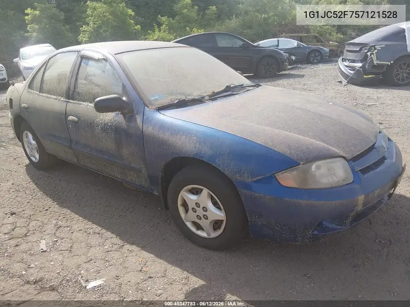 2005 Chevrolet Cavalier VIN: 1G1JC52F757121528 Lot: 45347783