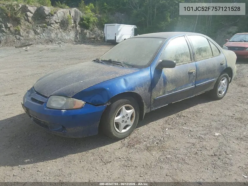 2005 Chevrolet Cavalier VIN: 1G1JC52F757121528 Lot: 45347783