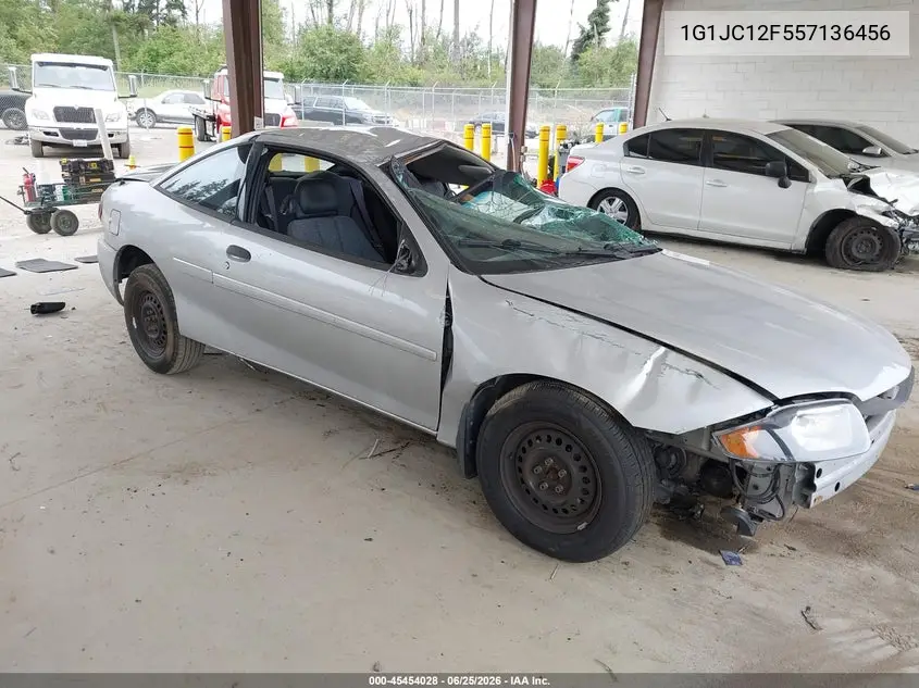 2005 Chevrolet Cavalier VIN: 1G1JC12F557136456 Lot: 45454028