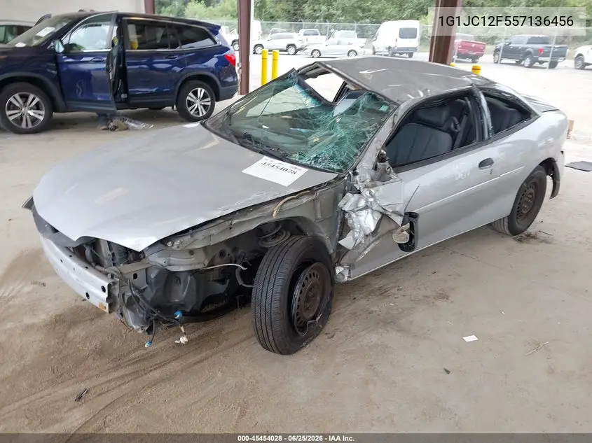 2005 Chevrolet Cavalier VIN: 1G1JC12F557136456 Lot: 45454028
