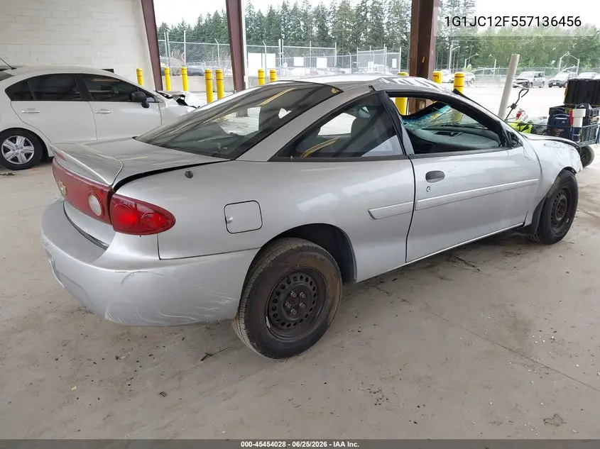 2005 Chevrolet Cavalier VIN: 1G1JC12F557136456 Lot: 45454028