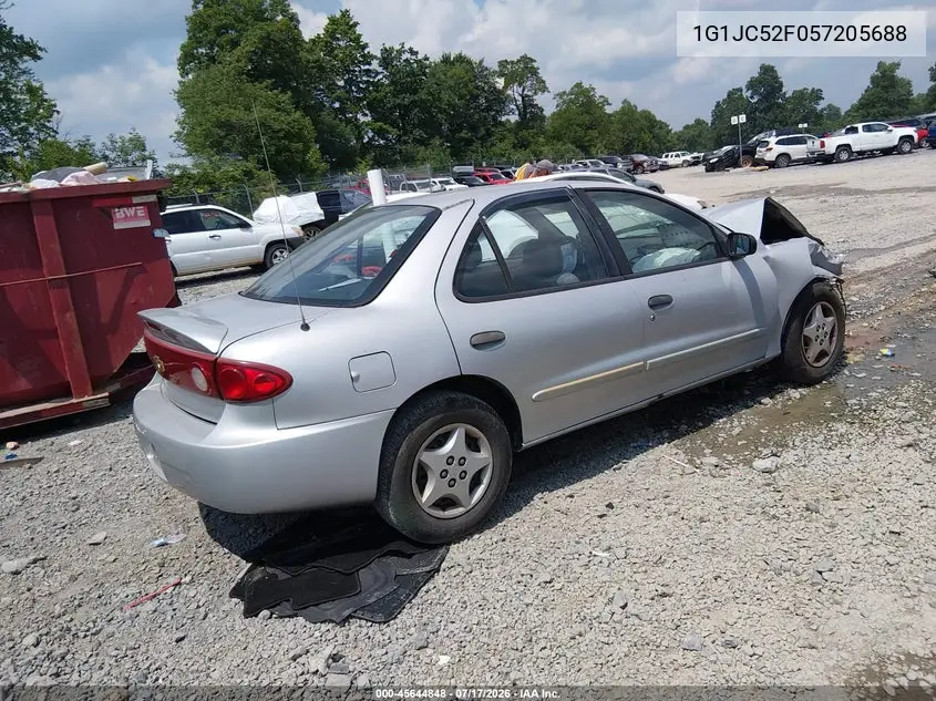 2005 Chevrolet Cavalier VIN: 1G1JC52F057205688 Lot: 45644848