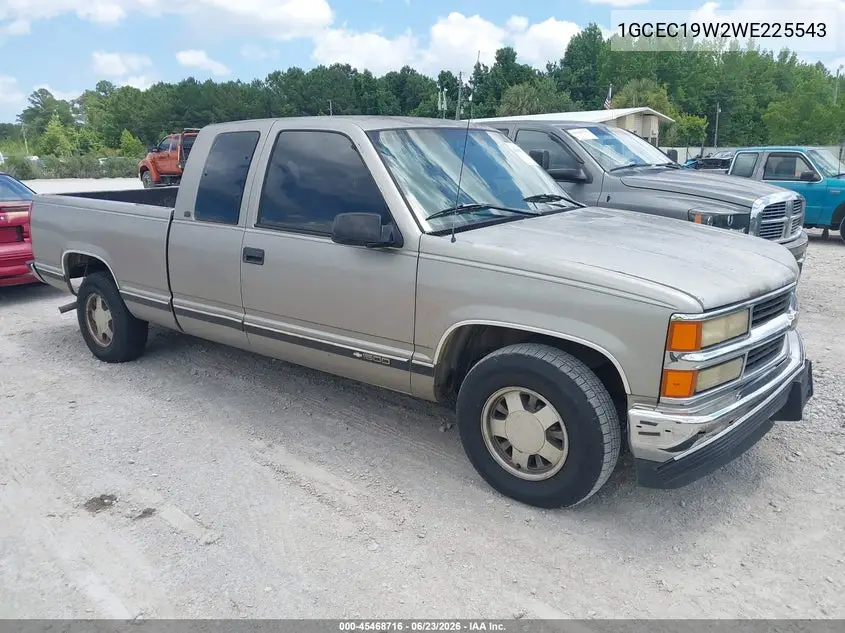 1GCEC19W2WE225543 1998 Chevrolet C1500 Fleetside