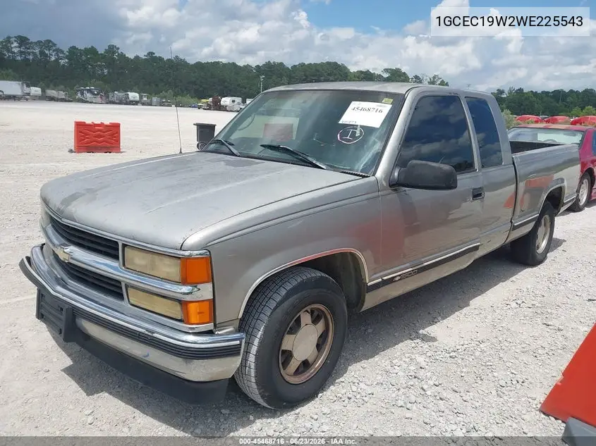 1GCEC19W2WE225543 1998 Chevrolet C1500 Fleetside