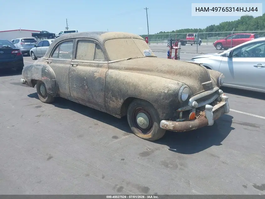 1950 Chevrolet Sedan VIN: HAM-49765314HJJ44 Lot: 45527526