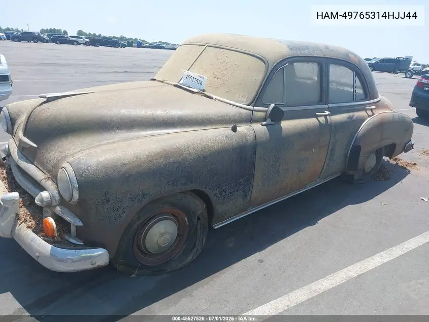 1950 Chevrolet Sedan VIN: HAM-49765314HJJ44 Lot: 45527526