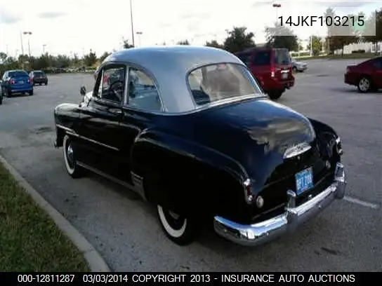 1951 Chevrolet Classic VIN: 14JKF103215 Lot: 12811287
