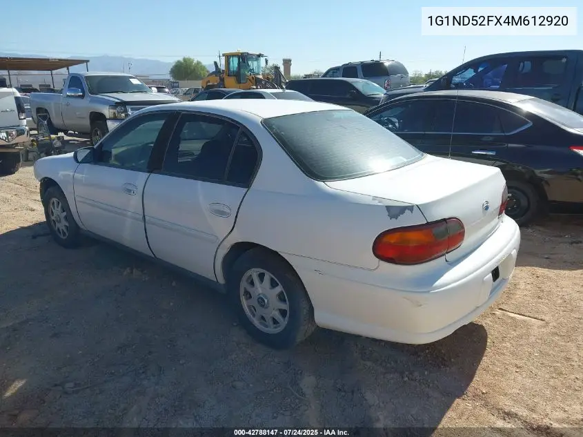 2004 Chevrolet Classic VIN: 1G1ND52FX4M612920 Lot: 42788147