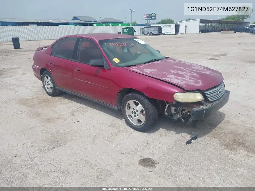 2004 Chevrolet Classic VIN: 1G1ND52F74M627827 Lot: 44962874