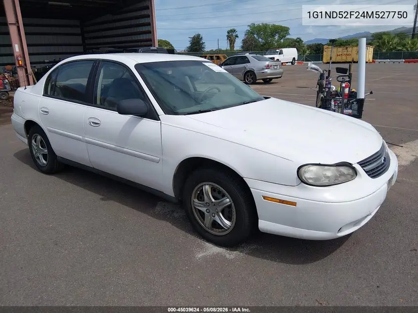 2004 Chevrolet Classic VIN: 1G1ND52F24M527750 Lot: 45039624
