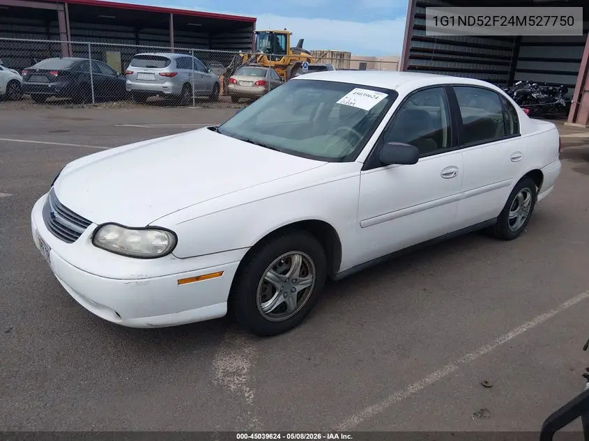 2004 Chevrolet Classic VIN: 1G1ND52F24M527750 Lot: 45039624
