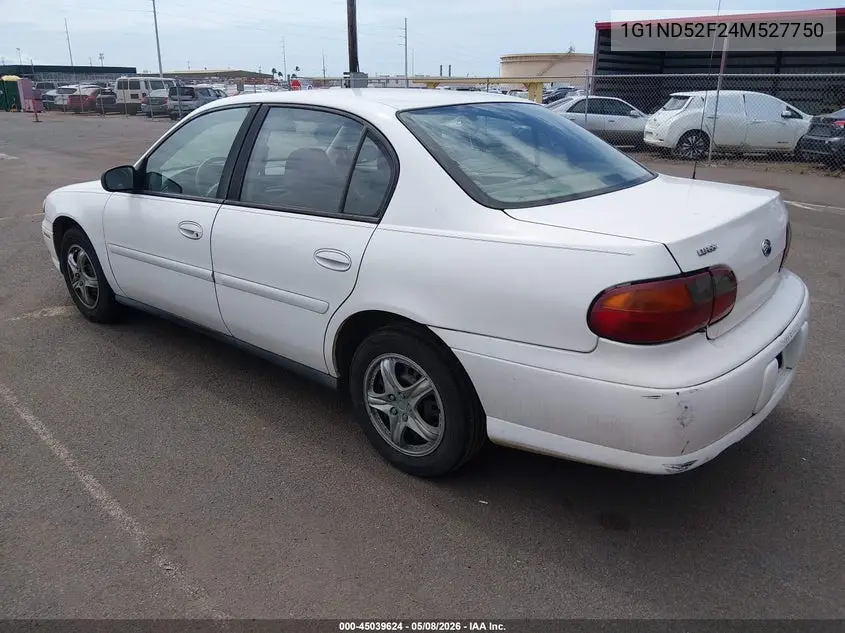 2004 Chevrolet Classic VIN: 1G1ND52F24M527750 Lot: 45039624