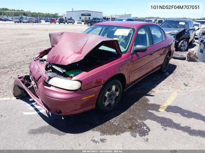 2004 Chevrolet Classic VIN: 1G1ND52F04M707051 Lot: 45130472