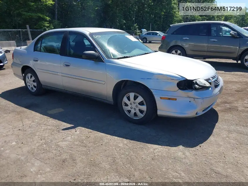 2004 Chevrolet Classic VIN: 1G1ND52F64M517299 Lot: 45291396