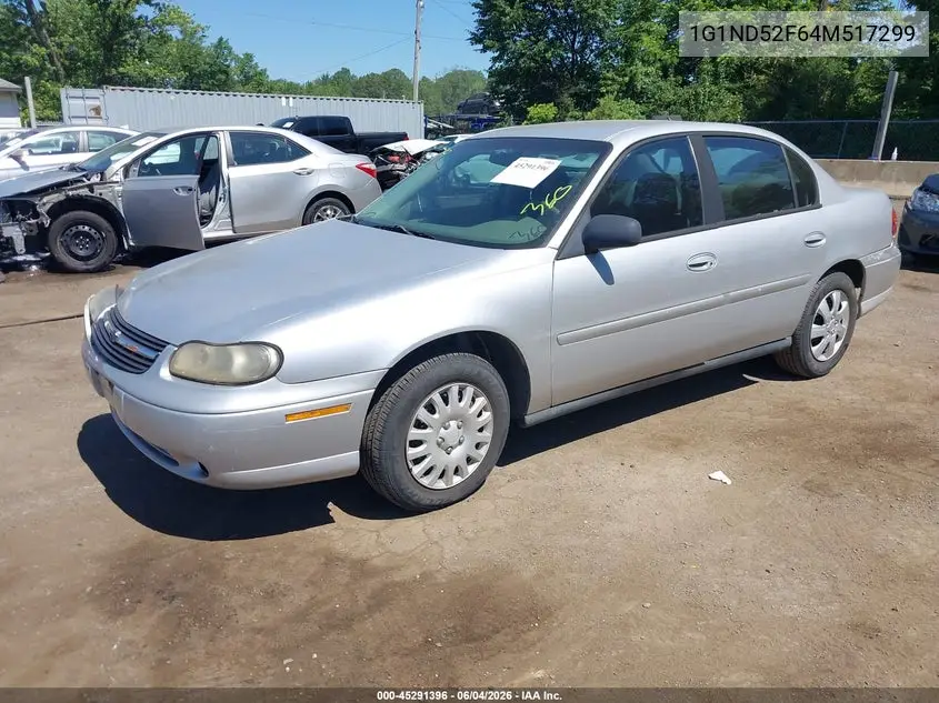 2004 Chevrolet Classic VIN: 1G1ND52F64M517299 Lot: 45291396