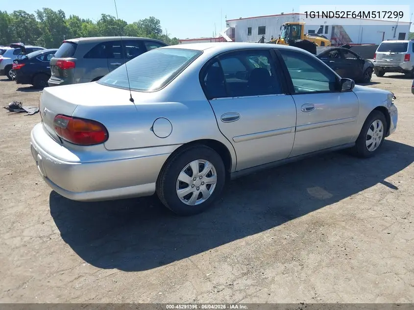 2004 Chevrolet Classic VIN: 1G1ND52F64M517299 Lot: 45291396