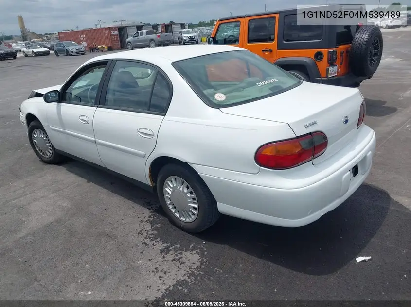 2004 Chevrolet Classic VIN: 1G1ND52F04M539489 Lot: 45309864