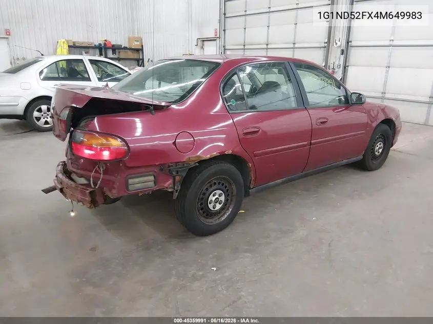 2004 Chevrolet Classic VIN: 1G1ND52FX4M649983 Lot: 45359991