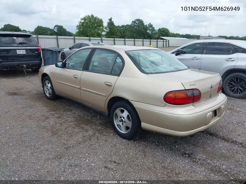 2004 Chevrolet Classic VIN: 1G1ND52F54M626949 Lot: 45365098