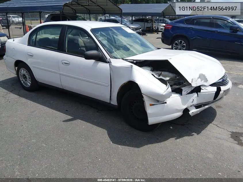 2004 Chevrolet Classic VIN: 1G1ND52F14M564997 Lot: 45483141