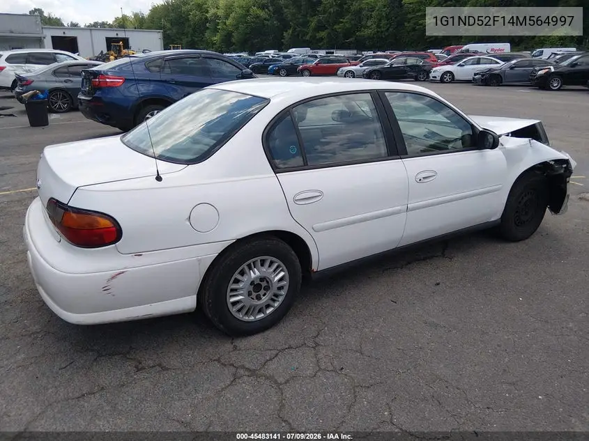 2004 Chevrolet Classic VIN: 1G1ND52F14M564997 Lot: 45483141