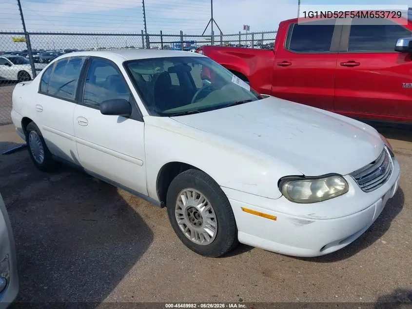2004 Chevrolet Classic VIN: 1G1ND52F54M653729 Lot: 45489982