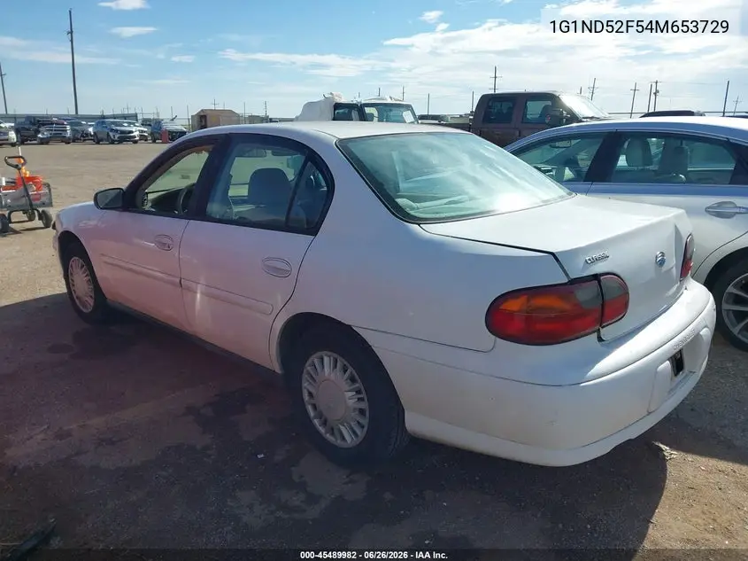 2004 Chevrolet Classic VIN: 1G1ND52F54M653729 Lot: 45489982