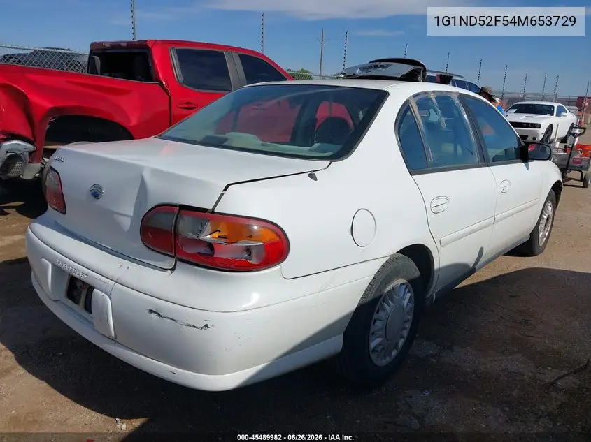 2004 Chevrolet Classic VIN: 1G1ND52F54M653729 Lot: 45489982