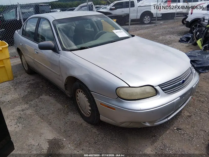 2004 Chevrolet Classic VIN: 1G1ND52FX4M640636 Lot: 45578859
