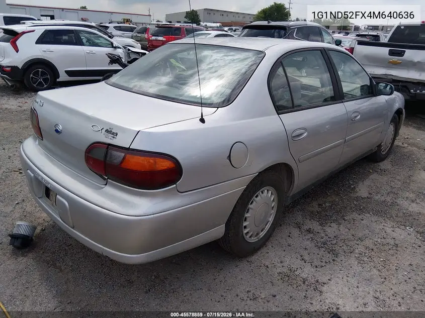 2004 Chevrolet Classic VIN: 1G1ND52FX4M640636 Lot: 45578859