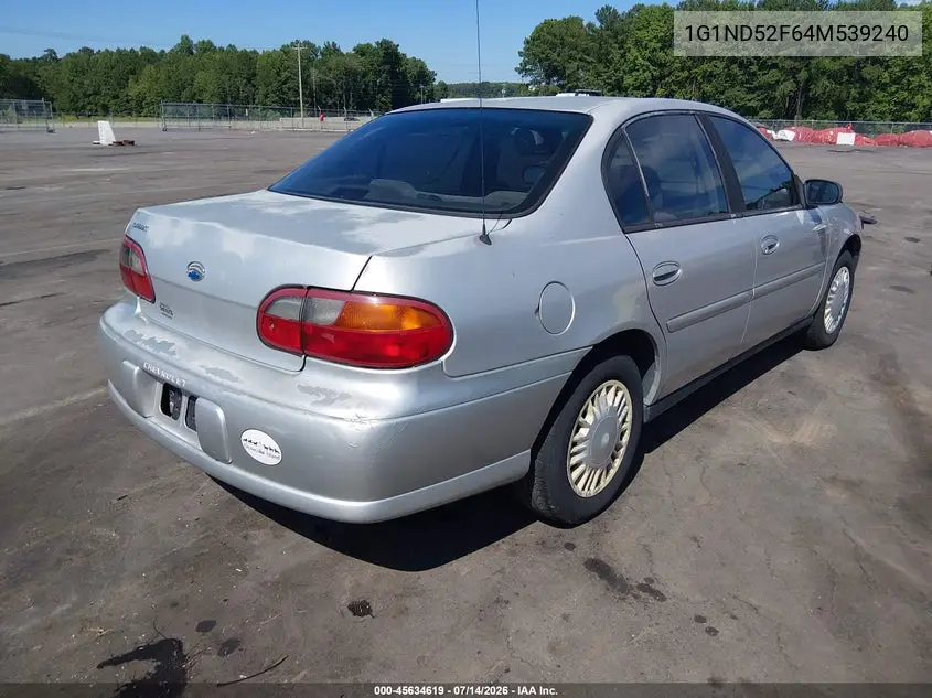 2004 Chevrolet Classic VIN: 1G1ND52F64M539240 Lot: 45634619