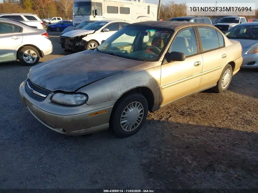 2005 Chevrolet Classic VIN: 1G1ND52F35M176994 Lot: 43595114