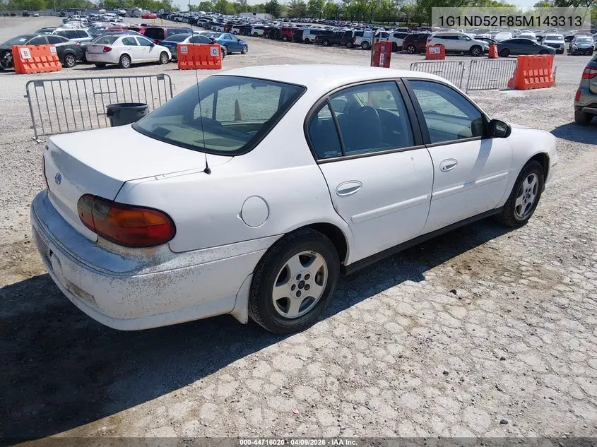 2005 Chevrolet Classic VIN: 1G1ND52F85M143313 Lot: 44716020