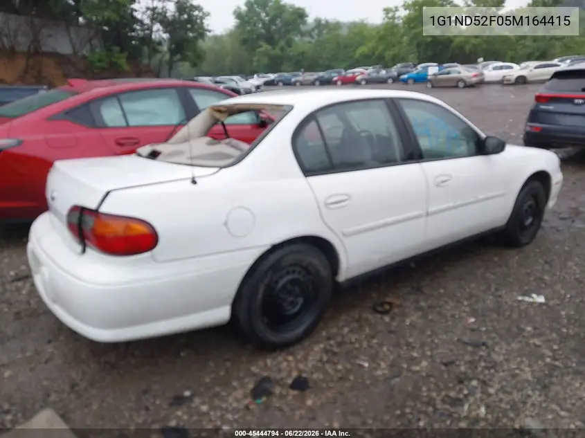 2005 Chevrolet Classic VIN: 1G1ND52F05M164415 Lot: 45444794