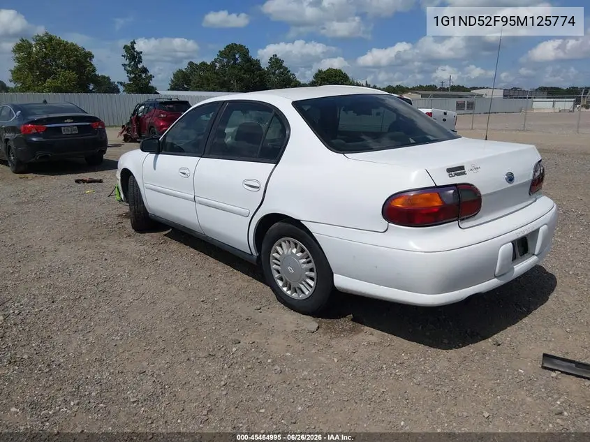 2005 Chevrolet Classic VIN: 1G1ND52F95M125774 Lot: 45464995
