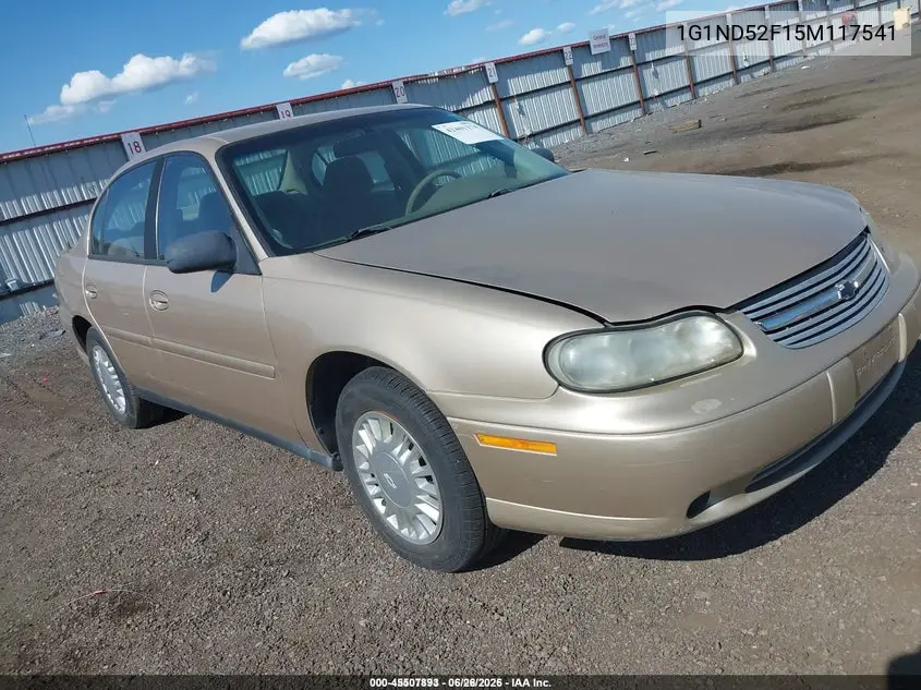 2005 Chevrolet Classic VIN: 1G1ND52F15M117541 Lot: 45507893