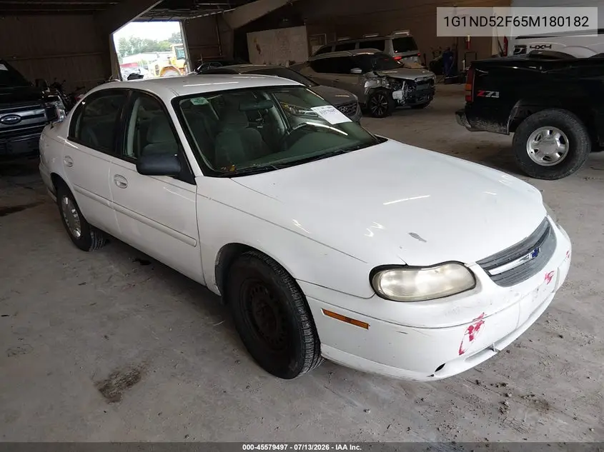 2005 Chevrolet Classic VIN: 1G1ND52F65M180182 Lot: 45579497
