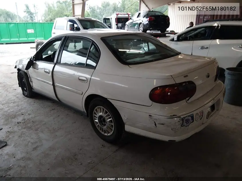 2005 Chevrolet Classic VIN: 1G1ND52F65M180182 Lot: 45579497