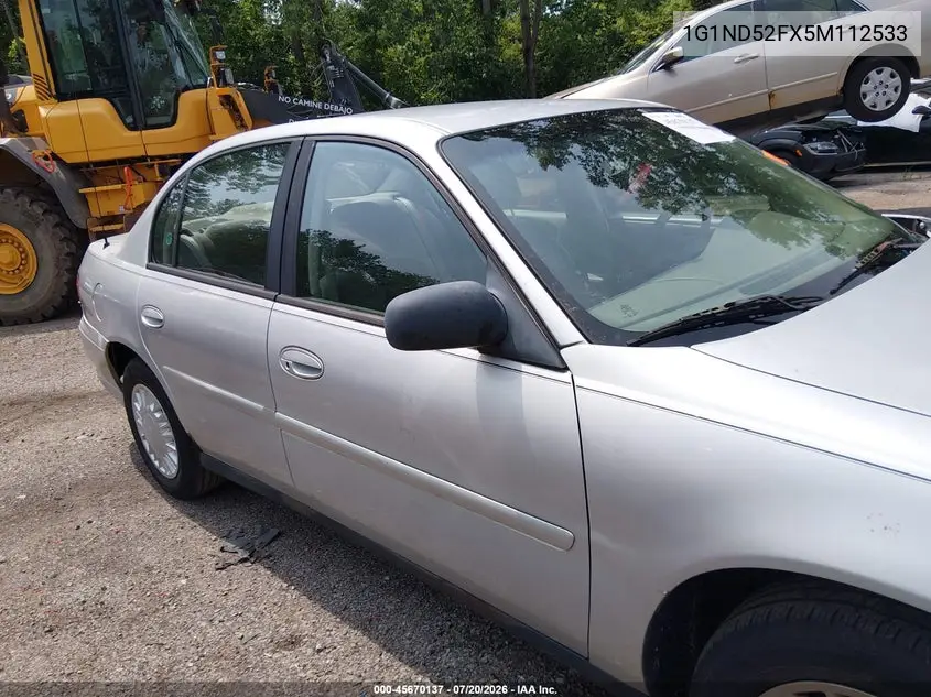 2005 Chevrolet Classic VIN: 1G1ND52FX5M112533 Lot: 45670137