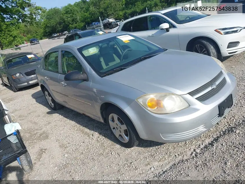 2005 Chevrolet Cobalt VIN: 1G1AK52F257543838 Lot: 45211849