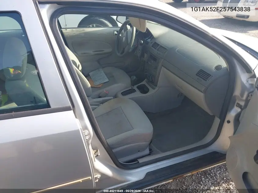 2005 Chevrolet Cobalt VIN: 1G1AK52F257543838 Lot: 45211849