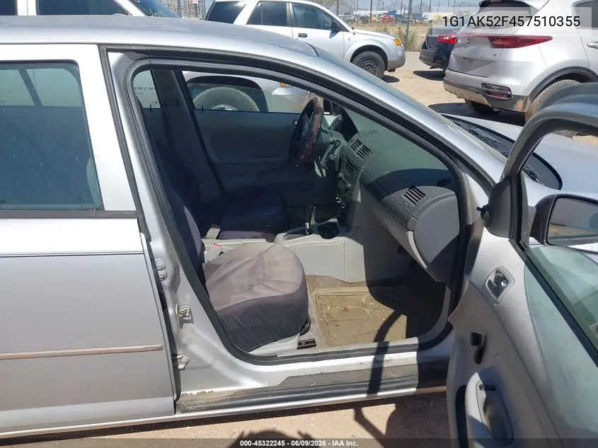 2005 Chevrolet Cobalt VIN: 1G1AK52F457510355 Lot: 45322245